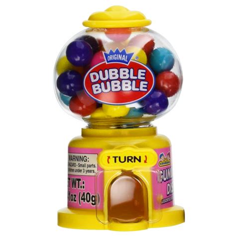 Kidsmania Dubble Bubble Mini Gumball Machine 141oz 40g American Fizz