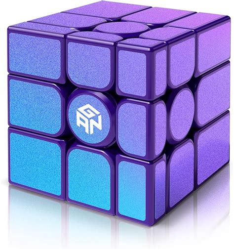 Gan Mirror Cube 3x3 Magnetic Cube Speed Cube Purple Mirror Blocks Cube