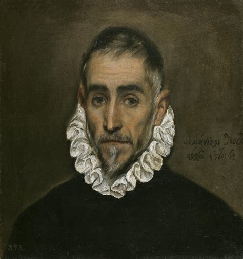 El Greco Caballero Anciano 1587 1600 Museo Del Prado El Greco
