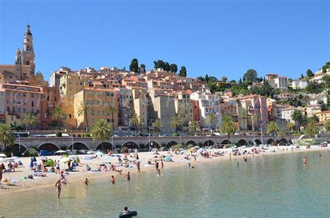 Sablettes Beach In Menton Alpes Maritimes France Plagestv