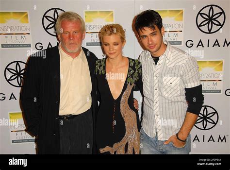 28 April 2006 Santa Monica California Nick Nolte Amy Smart And Scott Mechlowicz The