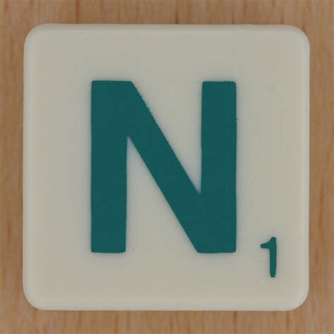 Scrabble Green Letter N Flickr Photo Sharing