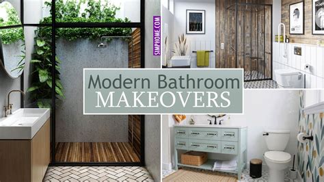 12 Modern Bathroom Makeovers Youtube