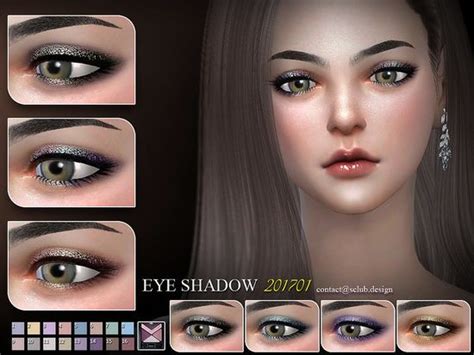 S Club Ll Ts4 Eyeshadow 201701 Blush Iluminador The Sims Sims 4