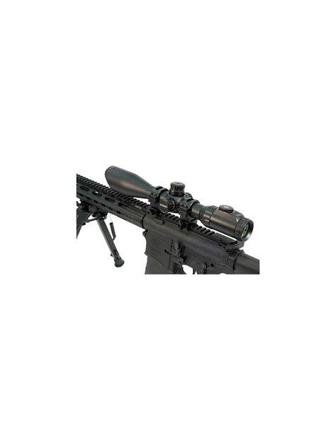 Leapers Utg 3 12x44 Ao Accushot Swat Rifle Scope Ez Tap Ill Etched