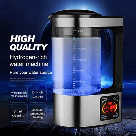 olmy hydrogen rich water machine micro electrolysis high concentration super large capacity 2l