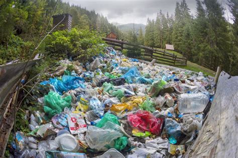 Trash Pile In The Mountains Editorial Stock Photo Image Of Plastic