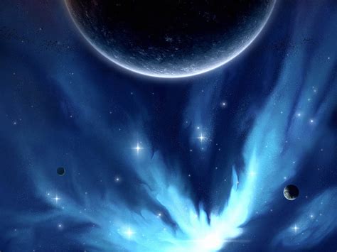 Wallpaper Blue Space Wallpapers
