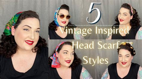 5 Vintage Inspired Head Scarf Styles Chronically Overdressed