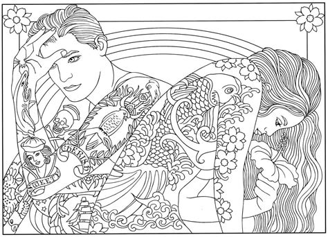 Free Coloring Pages For Adults People I Always Feel Uncertain About Printables As Understand