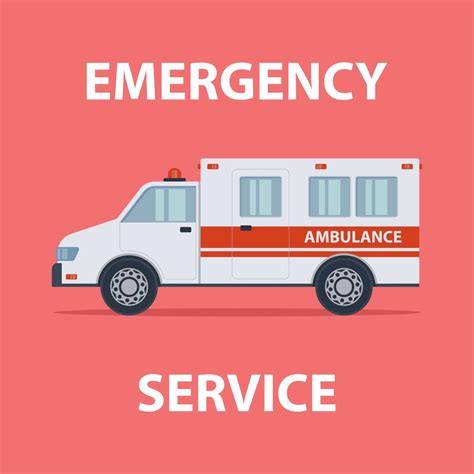 Ambulance Emergency Service 999564 Vector Art At Vecteezy