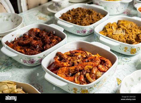 Malaysian Local Traditional Food Lemang Ketupat Ketupat Palas And Other Eat During Eid