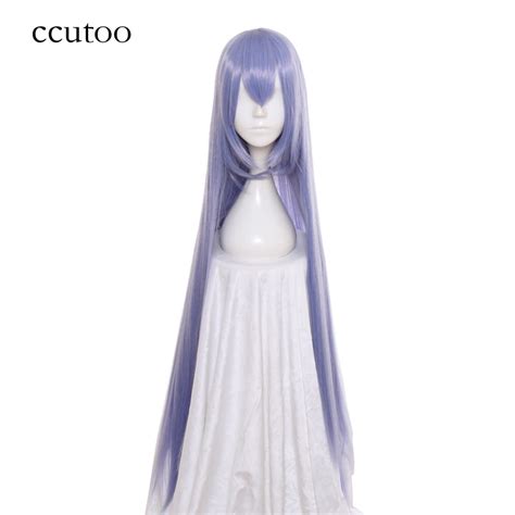 Ccutoo 100cm Akame Ga Kill Esdeath Blue Straight Synthetic Hair