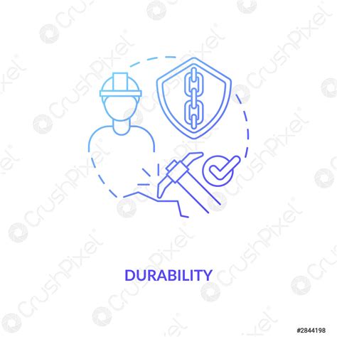 durability blue gradient concept icon stock vector 2844198 crushpixel