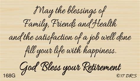 God Bless Retirement Greeting 168g Retirement Wishes Quotes