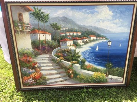 Need Help With Antonio Oil Painting I Need To Know Artist And Approx