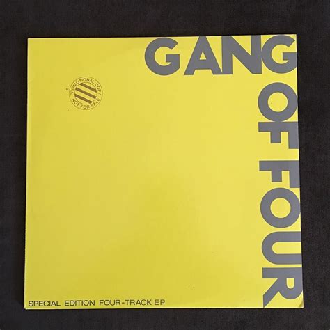 Gang Of Four 4 Track Ep Promo Its Very Difficult To Fully Explain How