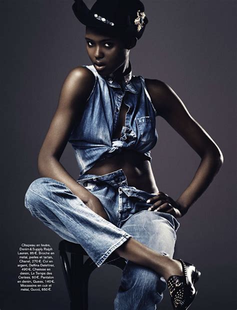 Ataui Deng South Sudanese And Ethnic Dinka Young Fashion Supermodel
