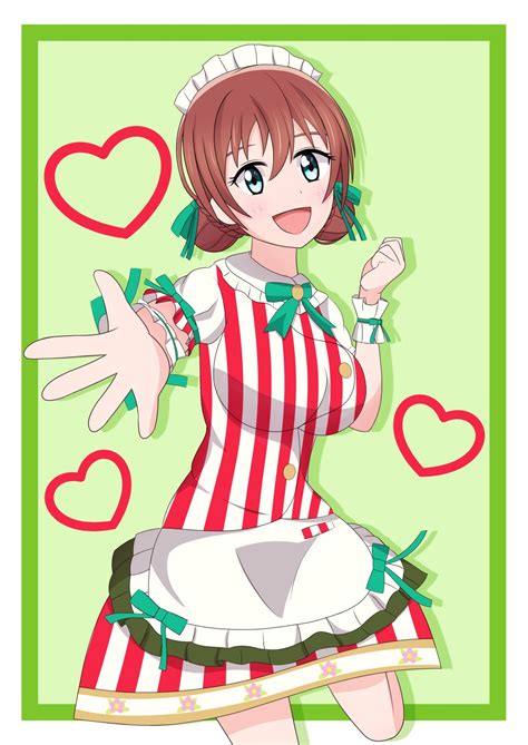 Xbooru 1girl Brown Hair Emma Verde Female Focus High Res Long Hair Love Live Love Live