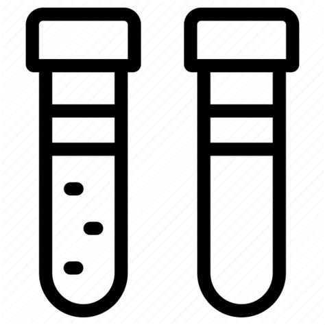 Blood Test Tube Experiment Sample Diagnosis Icon Download On