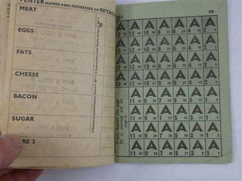 Ww2 British Post War Ration Book