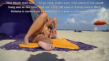 Exhibitionist Wife Helena Price And I Go To The Nude Beach Without My Husband And Meet