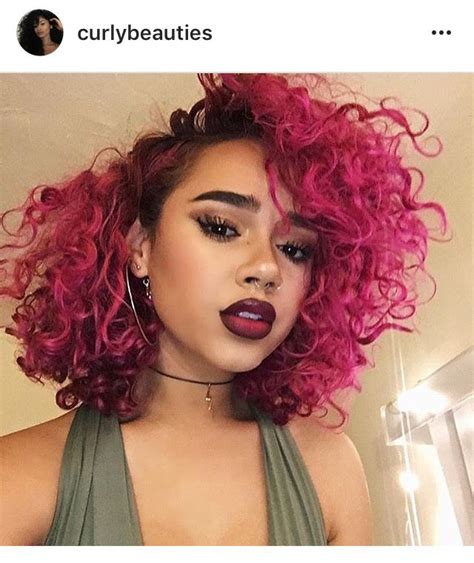 Update 83 Hot Pink Curly Hair Latest Ineteachers