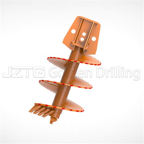 Rotary Rig Bored Piles Drilling Clay Soil Auger For Rotary Rig China
