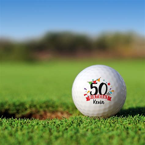 Personalized Birthday Golf Ball Set Tsforyounow