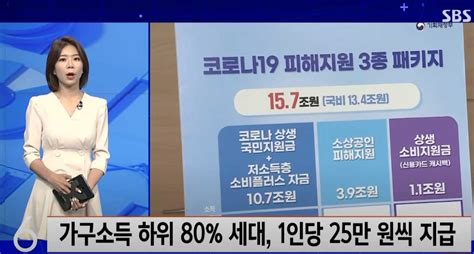 이재명 모든 경기도민에 재난지원금…초과세수 활용. 출처 : SBS 뉴스