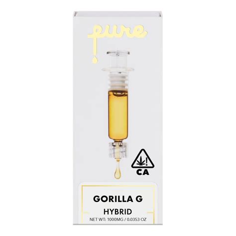 Pure Vape Pure Syringe 1g Gorilla G Hybrid Weedmaps