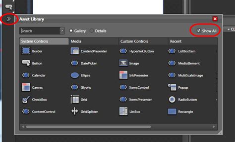C Where Can I See A Gallery Of Standard Library Wpf Controls