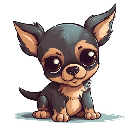 Chihuahua Karikatur Charakter Ai Generiert 23450493 Png