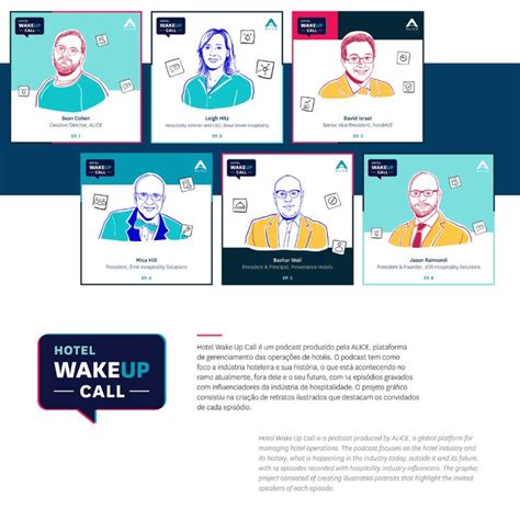 Hotel Wake Up Call Podcast On Behance Podcasts Wake Up Call Wake Up