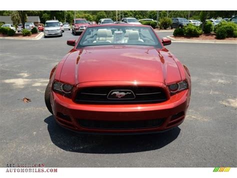 2014 Ford Mustang V6 Premium Convertible In Ruby Red Photo 2 206746