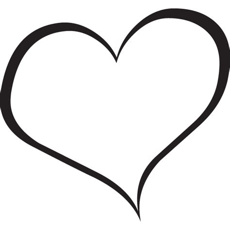 Simple Heart Outline Clipart Best
