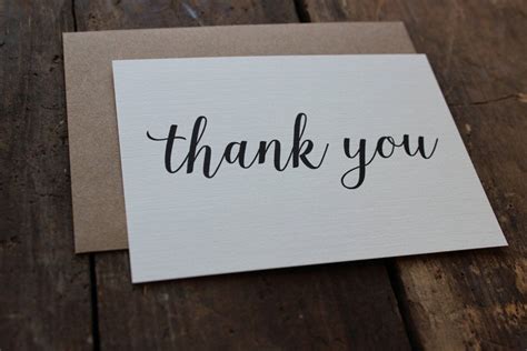 Script Thank You Calligraphy Thank You Thank You Cards Your Cards