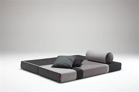 Stoff couchbett mit schaumstoff polsterung in grau schwarz. Innovation Dulox 04 Couch Bett - Sofas