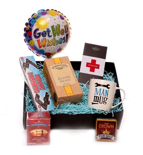 Looking for the perfect gift to show your support or send some encouragement? Get Well Soon For Him Gift Box.