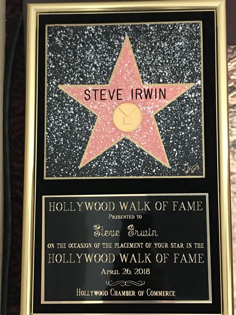 Steve Irwin Star Walk Of Fame Hollywood Wildlife Images