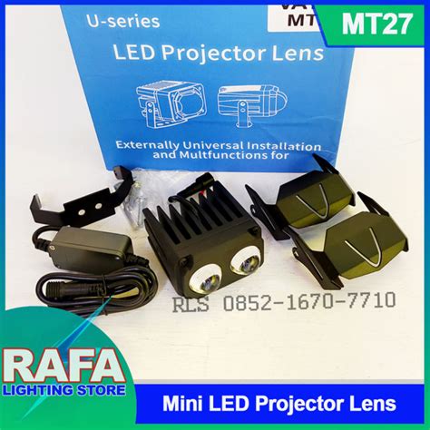 Mt27 Led Projector Lens U Series Dual Colors Vahid Satuan Lazada
