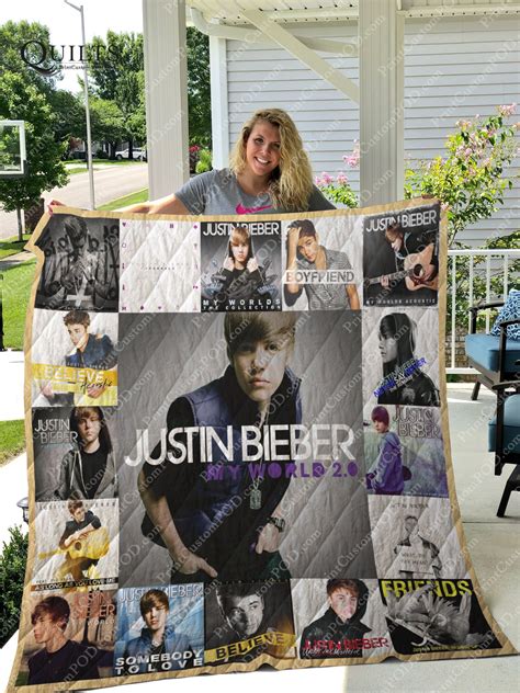 Justin Bieber Albums Quilt Blanket For Fans Ver 17 Pick A Quilt