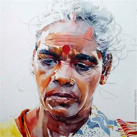 54 Watercolor Paintings By Indian Artist Rajkumar Sthabathy