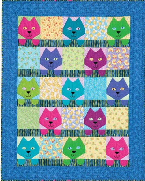 Popular free alternatives to blue cat's patchwork for windows, mac, iphone, linux, ipad and more. Free pattern day: Cat and Dog quilts! | Quilt Inspiration ...