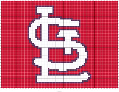 Ribbons, embroidery, metallic accents, and graphic designs are some of the embellishments that can adorn different blouses. Cardinals logo | Cross stitch pattern maker, Easy pixel ...