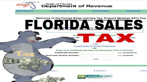 How To File Florida Sales Tax Youtube