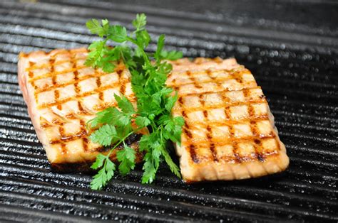 Pavé de saumon grillé