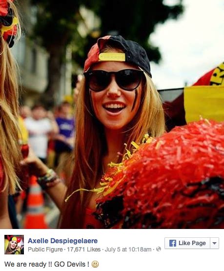 World Cup Fan Axelle Despiegelaere Gets Modeling Contract After Viral