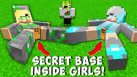 What Is Inside The Secret Girls In Minecraft Diamond Girl Vs Emerald