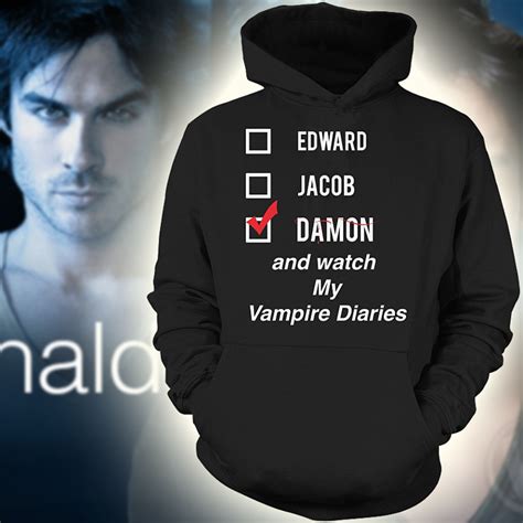 Damon Vampire Diaries Hoodies Sweatshirts Jacobs Diary Sweaters